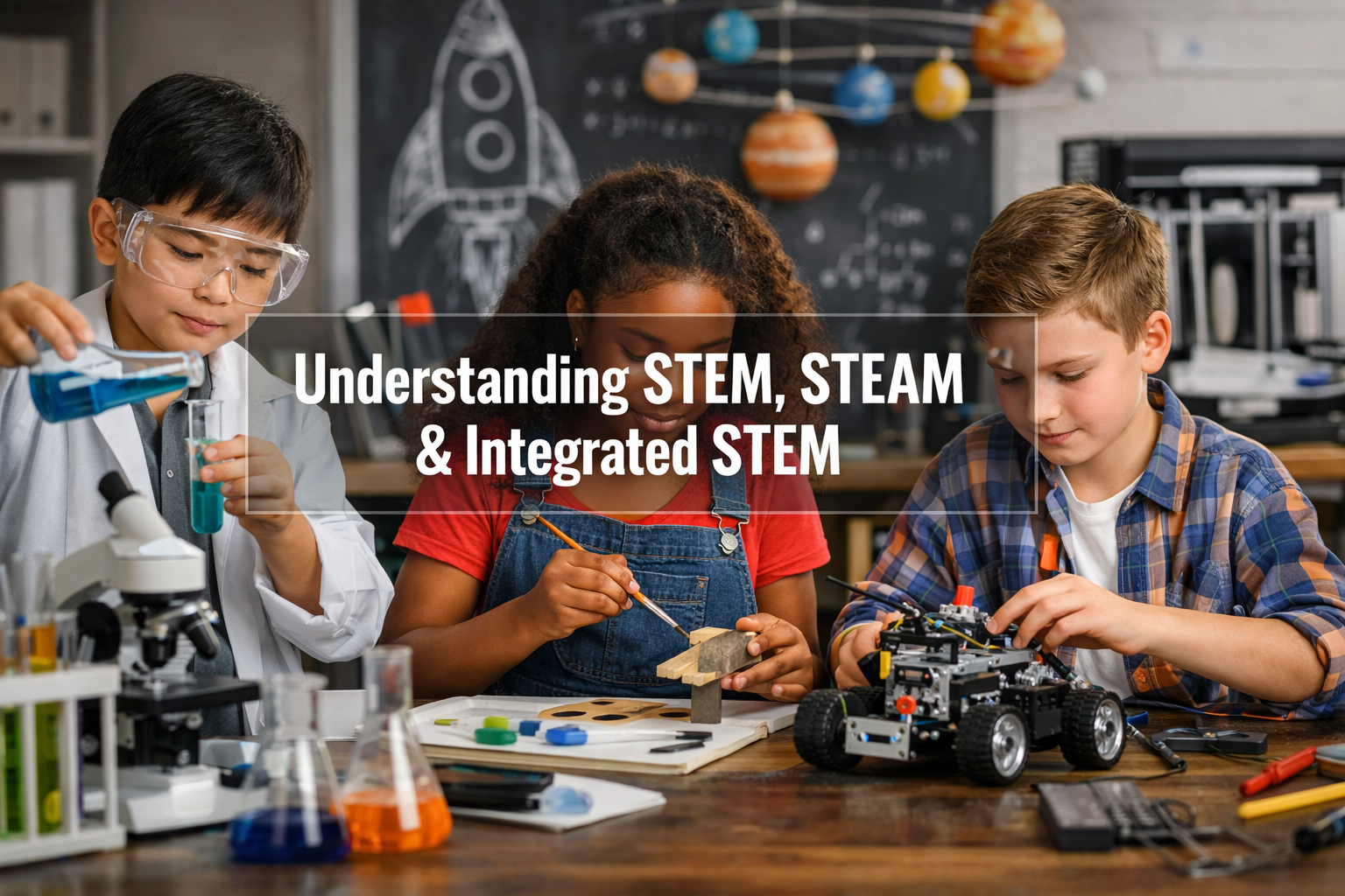 Understanding STEM, STEAM & Integrated STEM